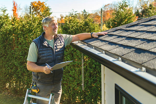 Professional Roof Leak Repair technician working in Marshfield Hills, MA